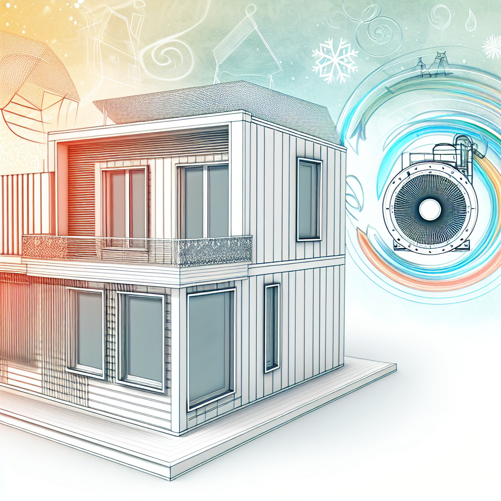 Czy dom modułowy można ogrzewać pompą ciepła?