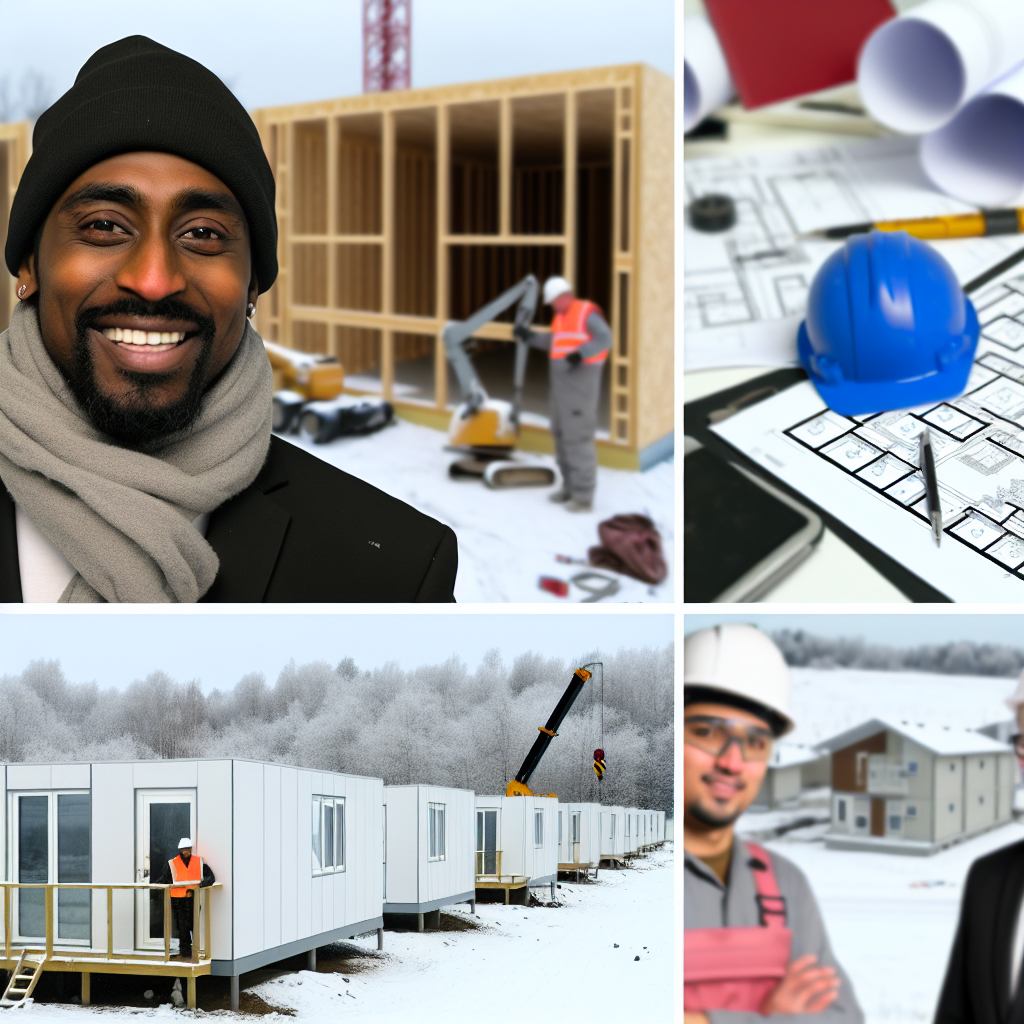 Czy dom modułowy można postawić zimą?