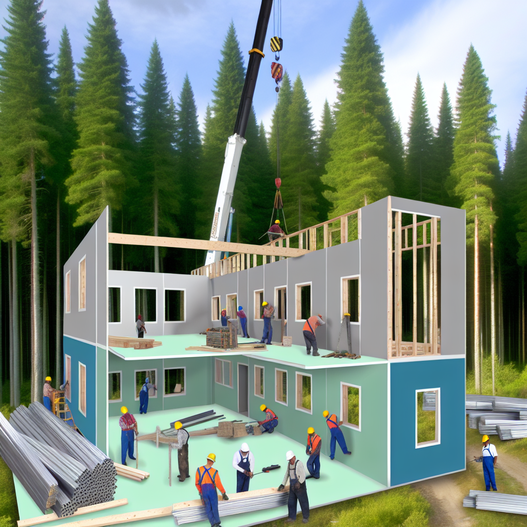 Czy dom modułowy można zbudować w lesie?