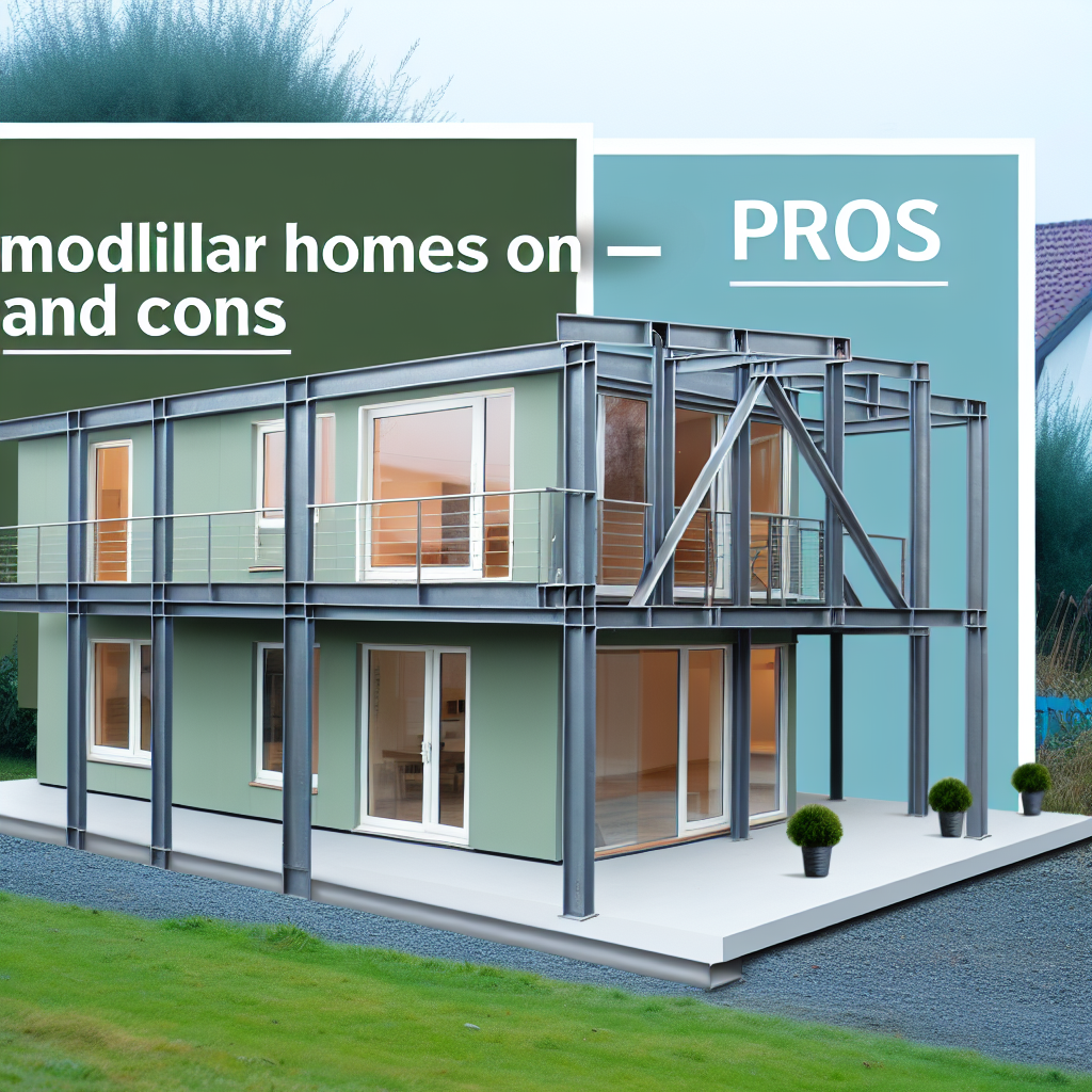 Domy modułowe na stalowej ramie – zalety i wady.