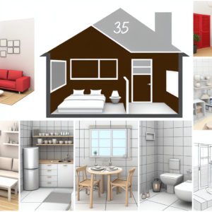 Jak zaprojektować wnętrze domu 35 m²?