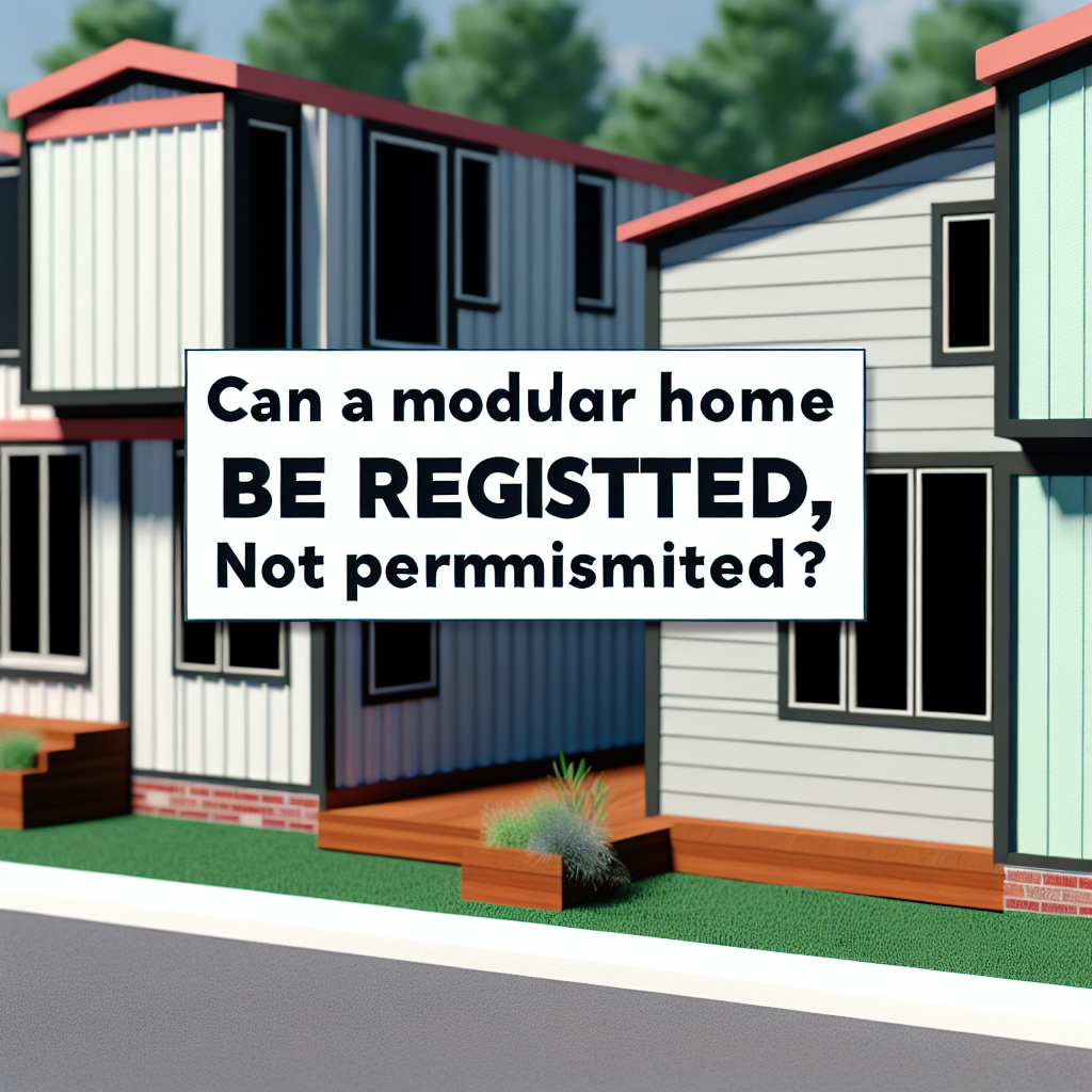 Czy dom modułowy może być zgłoszeniem, a nie pozwoleniem?