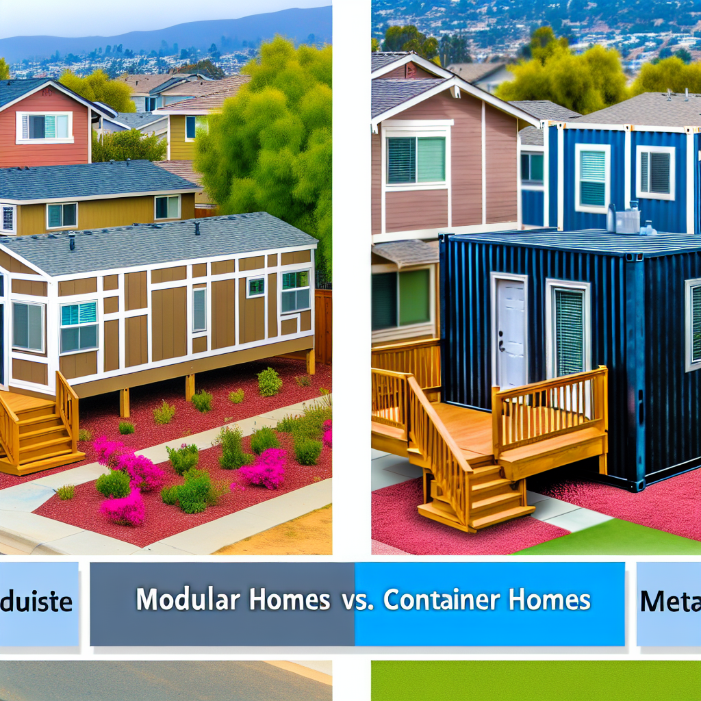 Porównanie: dom modułowy vs dom kontenerowy.